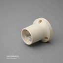 PORTALAMPARA E27 110/250V 4A BLANCO 12U/C