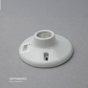 BOQUILLA PLAFÓN DE PORCELANA E27 250V 660W BLANCO 10U/C