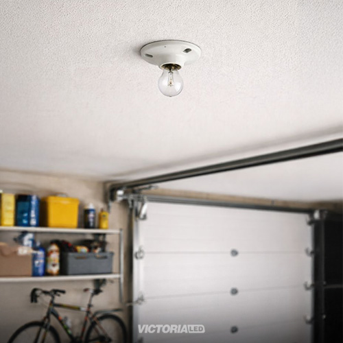 BOQUILLA PLAFÓN DE PORCELANA E27 250V 660W BLANCO 10U/C