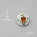 BOQUILLA DE PORCELONA E12 220V 660W BLANCO 50U/C