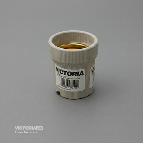 BOQUILLA ADAPTADOR DE PORCELANA E27