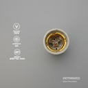 BOQUILLA ADAPTADOR DE PORCELANA E27