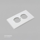 TAPA DE TOMACORRIENTE BLANCO 50U/C