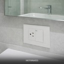 MIXTO INTERRUPTOR + TOMACORRIENTE 16A 125/250V PC BLANCO 10U/C