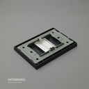 PLACA CIEGA PC NEGRO 10U/C