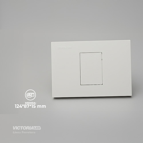 PLACA CIEGA PC BLANCO 10U/C