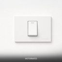 PLACA CIEGA PC BLANCO 10U/C