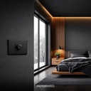 INTERRUPTOR DIMMER SIMPLE 300W 125/250V PC NEGRO 5U/C