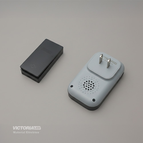 TIMBRE INALAMBRICO KINETICO NEGRO 110/240V 100U/C