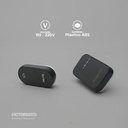 TIMBRE INALAMBRICO KINETICO NEGRO 110/240V 100U/C