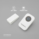 TIMBRE INALAMBRICO KINETICO BLANCO 110/240V 100U/C