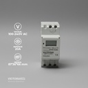 VICTORIA LED TIMER 100-240V AC 20A BLANCO 100U/C