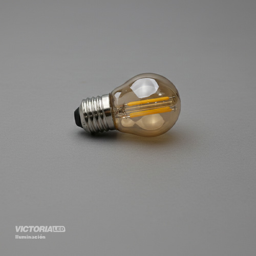 FOCO LED E27 4W 2700K 110V AMBAR