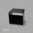 APLIQUE DE PARED IP20 5W 3000K NEGRO 100*100MM AC85-265V