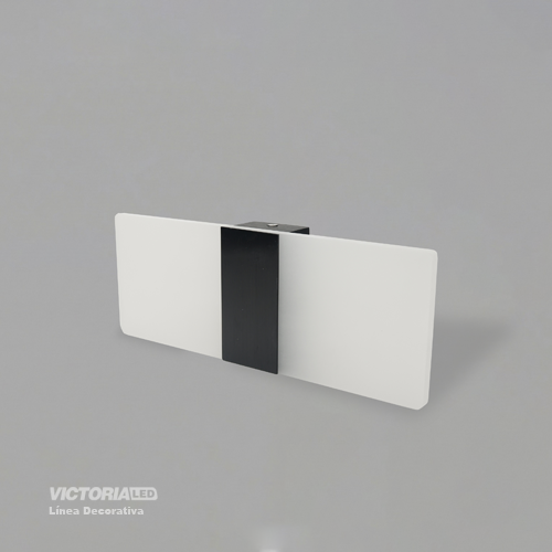 APLIQUE DE PARED IP20 6W 3000K NEGRO 270*100MM AC85-265V