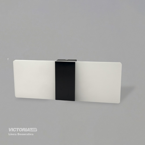 APLIQUE DE PARED IP20 6W 3000K NEGRO 270*100MM AC85-265V