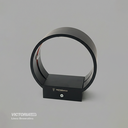 APLIQUE DE PARED IP20 5W 3000K NEGRO 105*100MM AC85-265V