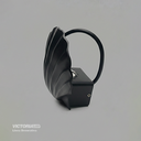 APLIQUE DE PARED IP65 5W 3000K NEGRO 122*116MM AC85-265V