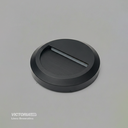 APLIQUE DE PARED IP65 2W 3000K NEGRO 150MM