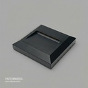 APLIQUE DE PARED IP65 2W 3000K NEGRO 125*125MM