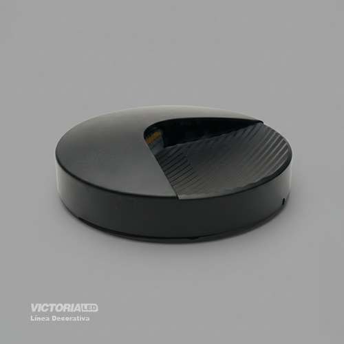 APLIQUE DE PARED IP65 2W 3000K NEGRO 150MM