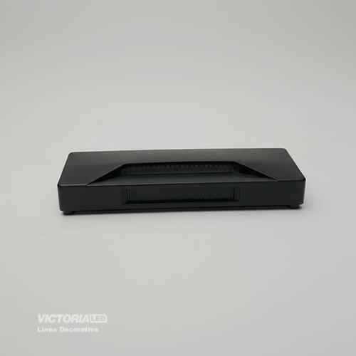 APLIQUE DE PARED IP65 3W 3000K NEGRO 220*80MM