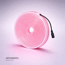 CINTA NEON 5M ROSADO IP65 AC100-240V DC12V