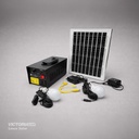 KIT INVERSOR SOLAR AC220V/100W/2FOCOS/2USB