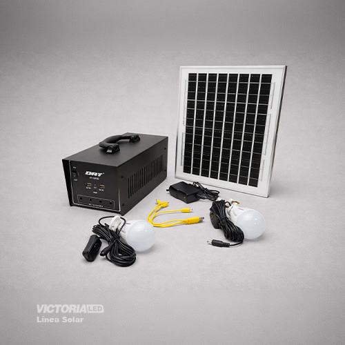 KIT INVERSOR SOLAR AC220V/100W/2FOCOS/2USB