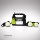 KIT SOLAR PORTATIL LINTERNA/3FOCOS3W/USB/RADIO/MP3/BLUETOOTH