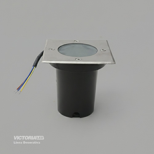 CARCASA PARA PISO CUADRADO 1*GU10 IP67 20U/C