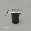 CARCASA PARA PISO CUADRADO 1*GU10 IP67 20U/C