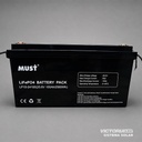 SOLAR BATERIA LITIO 25.6V100AH MUST