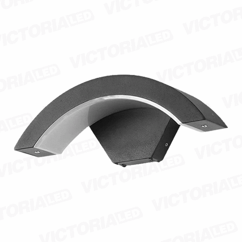 APLIQUE DE PARED IP54 12W 3000K NEGRO 270*100MM