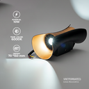 APLIQUE DE PARED IP65 10W 6000K NEGRO 150*70MM AC85-265V