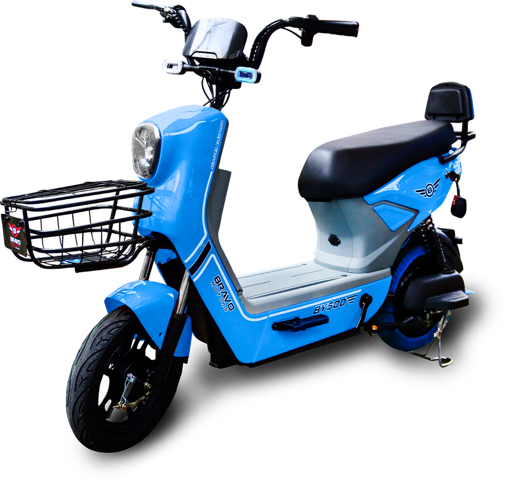 SCOOTER ELECTRICO 500W CELESTE