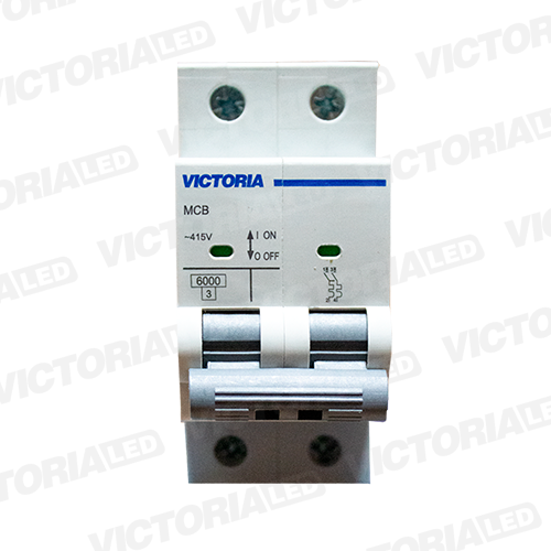 BREAKER VICTORIA LED AC 6K 2P 63A 6U/C