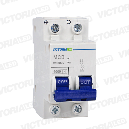 BREAKER VICTORIA LED DC 6K 2P 50A 6U/C