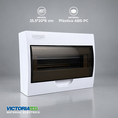 CAJA DE DISTRIBUCION SOBREPUESTA 12 PUNTOS 20U/C