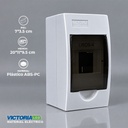 CAJA DE DISTRIBUCION SOBREPUESTA 4 PUNTOS