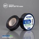CINTA ELECTRICA NEGRA 0.13X19X11.1M FUEGO RETARDANTE 250U