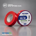 CINTA ELECTRICA ROJO 0.13X19X20.2M FUEGO RETARDANTE 200U