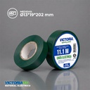 CINTA ELECTRICA VERDE 0.13X19X20.2M FUEGO RETARDANTE 200U