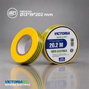CINTA ELECTRICA VERDE AMARILLO 0.13X19X20.2M FUEGO RETARDANTE 200U