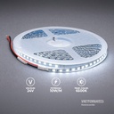 CINTA LED 10M 24V IP20 4MM 120LED 6500K 10W/M 9000LM