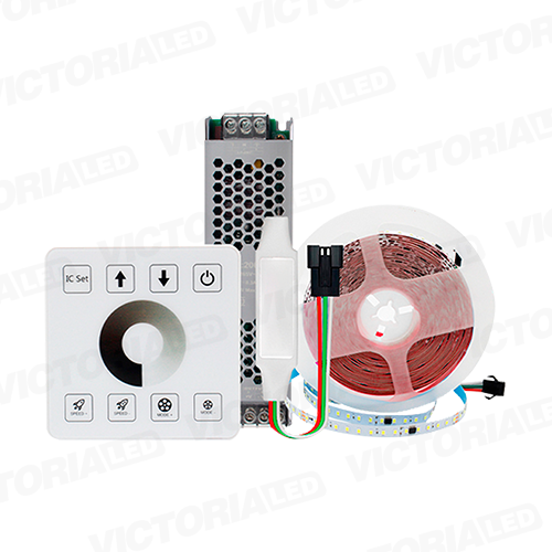 CINTA LED 5M 24V 6500K IP20 120 LED CON SWITCH DIMMER