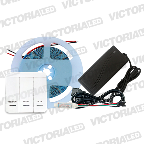 CINTA LED 5M 6000K CON SWITCH DIMMER