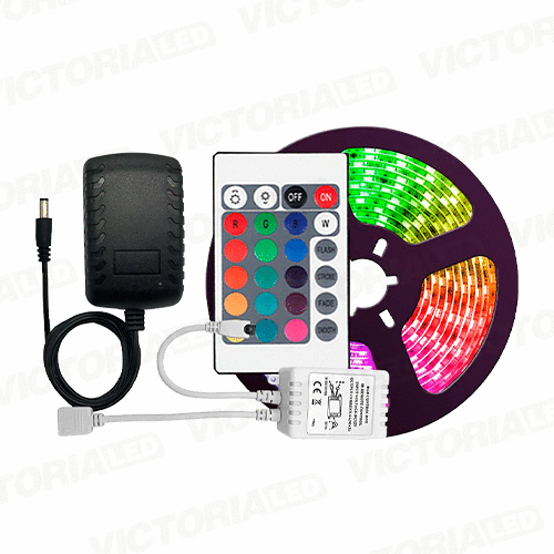 CINTA LED 5M RGB IP44 CON CONTROL