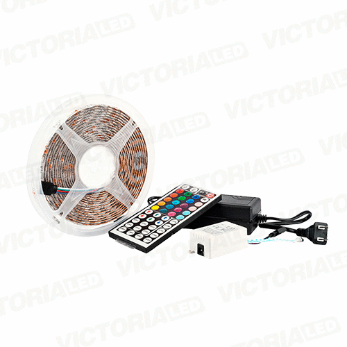 CINTA LED 5M RGB IP44 CON CONTROL