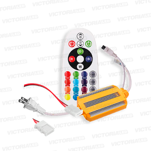 CONTROLADOR CINTA LED 110V 10MM 240L RGB + CONTROL + CONECTOR